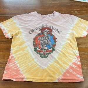 Modern Grateful Dead Pastel Tie-Dye Band Tee T-Shirt XLarge XL Cotton